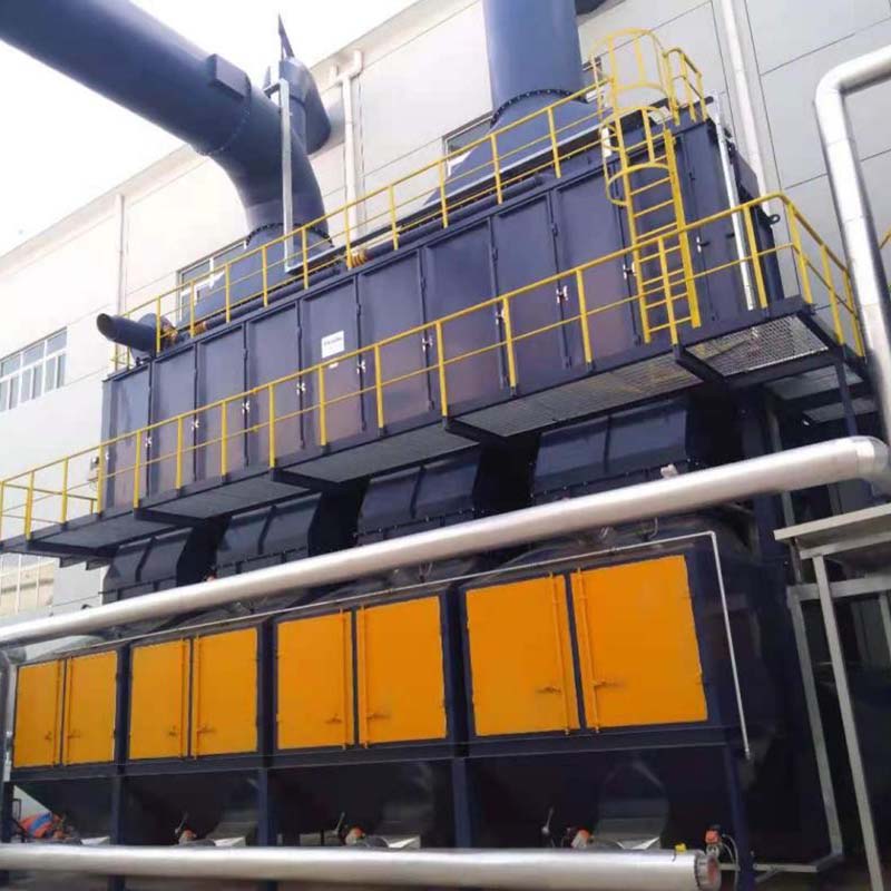 Activated Carbon Adsorption, Desorption, and Catalytic Combustion System