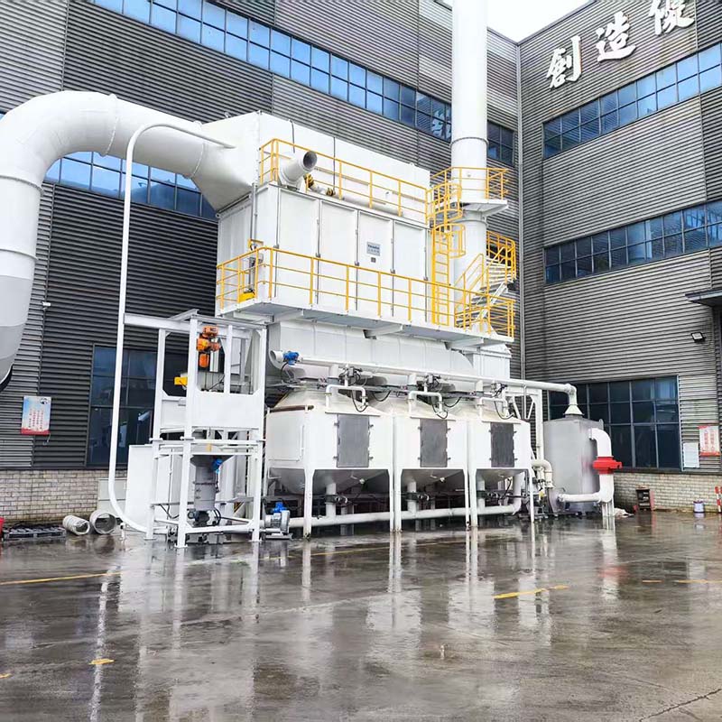 Activated Carbon Adsorption, Desorption, and Catalytic Combustion System